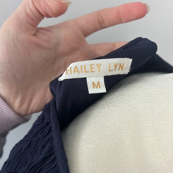Hailey Lyn Navy Blue Top - Picture 5 of 5